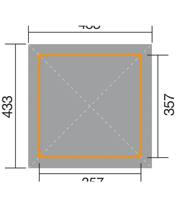 Weka Gartenoase 651 A Gr. 1, Ca. B433/H314/T433 Cm 2 Weka Gartenoase 651 A Gr. 1, Ca. B433/H314/T433 Cm – Bild 2