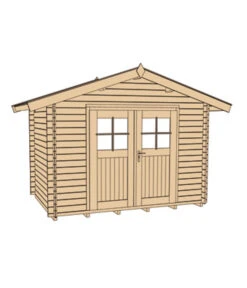 Weka Gartenhaus Premium 45 -Wurzel Herz Verkaufsgeschäft 1808732 WE DE 002 BBH45MMRIODEJANEIROGR1