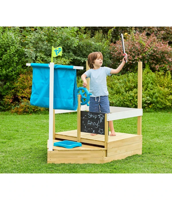TP Toys Sandkasten Kinderspielboot Ahoy, Ca. B121/H118/T92 Cm 4 TP Toys Sandkasten Kinderspielboot Ahoy, Ca. B121/H118/T92 Cm – Bild 4