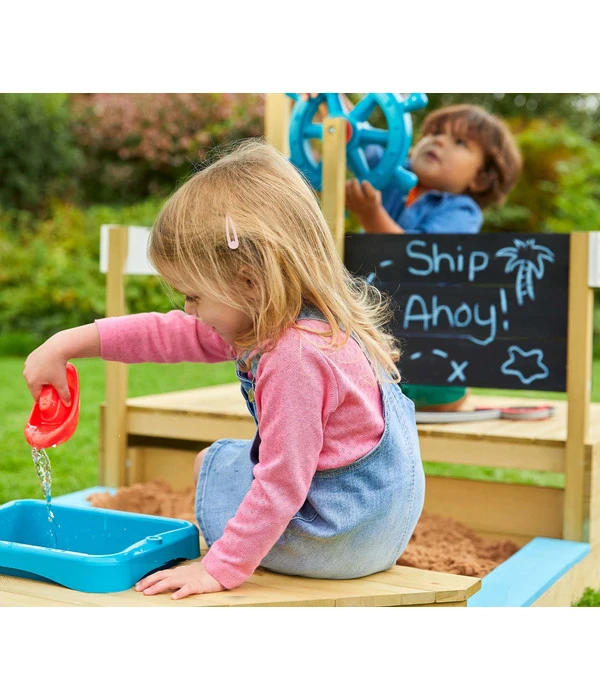 TP Toys Sandkasten Kinderspielboot Ahoy, Ca. B121/H118/T92 Cm 6 TP Toys Sandkasten Kinderspielboot Ahoy, Ca. B121/H118/T92 Cm – Bild 6