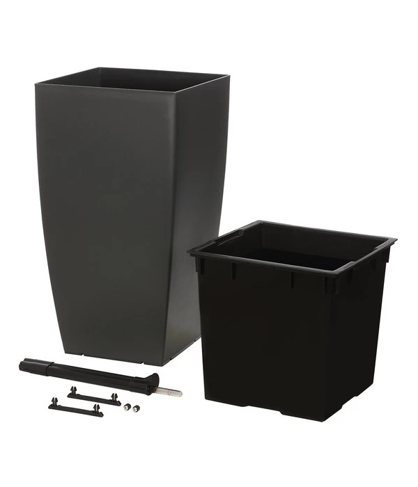 Dehner Kunststoff-Pflanztopf New York, Quadratisch, Ca. B30/H57/T30 Cm 3 Dehner Kunststoff-Pflanztopf New York, Quadratisch, Ca. B30/H57/T30 Cm – Bild 3