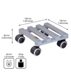Wagner Pflanzenroller Creo, Ø 19 Cm -Wurzel Herz Verkaufsgeschäft 2913945 WE BG 003 MULTIROLLERCREO