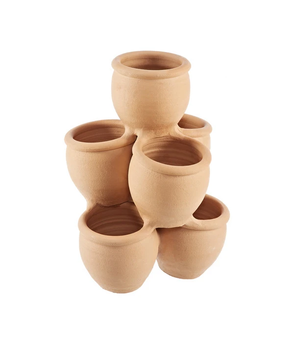 Dehner Terrakotta Kräuter-Etagere, Ca. Ø35/H47 Cm 1 Dehner Terrakotta Kräuter-Etagere, Ca. Ø35/H47 Cm