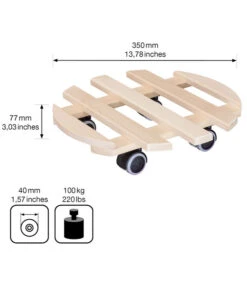 Wagner Multi-Pflanzenroller Rund, Ø 35 Cm -Wurzel Herz Verkaufsgeschäft 3519519 WE BG 003 MULTIROLLER