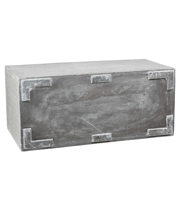 Dehner Polystone-Blumenkübel Kopenhagen, Rechteckig, Granit-grau 2 Dehner Polystone-Blumenkübel Kopenhagen, Rechteckig, Granit-grau – Bild 2