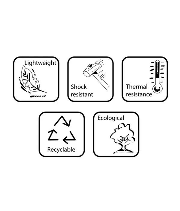 Farmet Kunststoff-Topf-Set Pegasus, Konisch, Grau, 2-teilig 3 Farmet Kunststoff-Topf-Set Pegasus, Konisch, Grau, 2-teilig – Bild 3