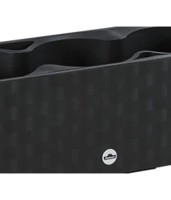 Dehner Kunststoff-Kasten Mona, Trio, Ca. B40/H14/T14 Cm -Wurzel Herz Verkaufsgeschäft 4320768 PR DE 001 TopfMonaTrioAnthrazitDehnerExpressHerzig