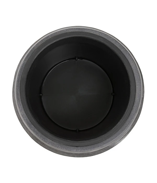 Dehner Polystone-Topf Singapur, Rund, Anthrazit 4 Dehner Polystone-Topf Singapur, Rund, Anthrazit – Bild 4