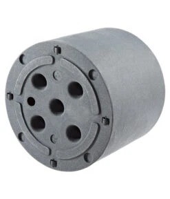 Dehner Kunststoff-Blumenkübel Palermo, Mit Rollen, Anthrazit, Ca. Ø40 Cm -Wurzel Herz Verkaufsgeschäft 5344320 BildD 001 DehnerKunststoffBlumenkuebelKubusKunTopfKubus40CmAnthr