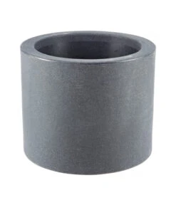 Dehner Kunststoff-Blumenkübel Palermo, Mit Rollen, Anthrazit, Ca. Ø40 Cm