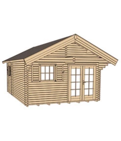 Weka Gartenhaus 155, Ca. B500/H358/T690 Cm -Wurzel Herz Verkaufsgeschäft 608398 WE DE 002 GartenhausMueritzWeka