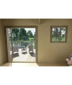 Weka Gartenhaus 155, Ca. B500/H358/T690 Cm -Wurzel Herz Verkaufsgeschäft 608398 WE DE 005 GartenhausMueritzWeka