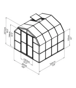 Rion Green Gewächshaus Grand Gardener, Inkl. Fundament 22 Rion Green Gewächshaus Grand Gardener, Inkl. Fundament -Wurzel Herz Verkaufsgeschäft 6611016 WE DE 001 50NorthGewaechshausGrandGardener