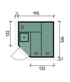 Wolff Finnhaus Innensauna De Luxe Gaia, Ca. B210/H202/T210 Cm 13 Wolff Finnhaus Innensauna De Luxe Gaia, Ca. B210/H202/T210 Cm -Wurzel Herz Verkaufsgeschäft 6618839 WE BG 001 FinnhausInnensaunadeluxeGaia
