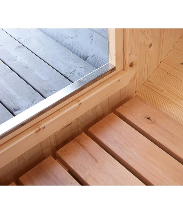 Wolff Finnhaus Saunafass Basic 330 Montiert, Ca. B205/H210/T330 Cm 4 Wolff Finnhaus Saunafass Basic 330 Montiert, Ca. B205/H210/T330 Cm – Bild 4