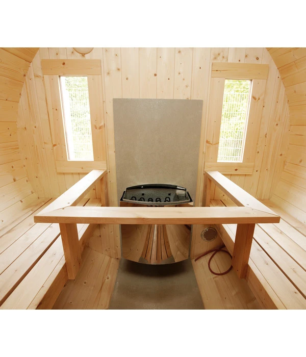 Wolff Finnhaus Saunafass Basic 330 Montiert, Ca. B205/H210/T330 Cm 11 Wolff Finnhaus Saunafass Basic 330 Montiert, Ca. B205/H210/T330 Cm – Bild 11