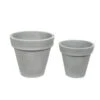 Farmet Kunststoff-Topf-Set Pegasus, Konisch, Grau, 2-teilig
