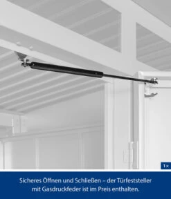 Hörmann Berry-Gerätehaus Classic-S Typ 1, Ca. B258,8/H216/T121,3 Cm 15 Hörmann Berry-Gerätehaus Classic-S Typ 1, Ca. B258,8/H216/T121,3 Cm -Wurzel Herz Verkaufsgeschäft 6668297 WE DE 002 HoermannMetallgeraetehaus