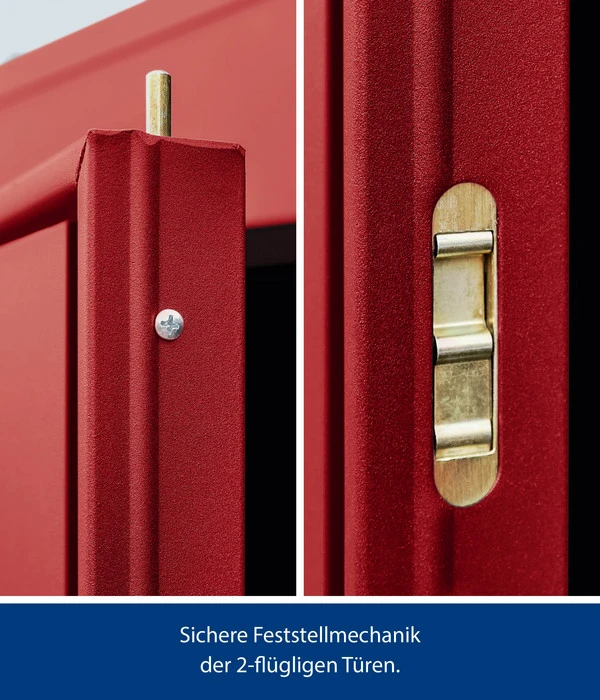 Hörmann Berry-Gerätehaus Classic-S Typ 1, Ca. B258,8/H216/T121,3 Cm 9 Hörmann Berry-Gerätehaus Classic-S Typ 1, Ca. B258,8/H216/T121,3 Cm – Bild 9