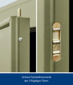 Hörmann Berry-Gerätehaus Modern-P Typ 2, Ca. B247,9/H232,3/T283,4 Cm -Wurzel Herz Verkaufsgeschäft 6670244 WE DE 006 HoermannMetallgeraetehaus