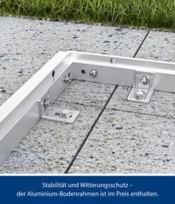 Hörmann Berry-Gerätehaus Modern-P Typ 2, Ca. B247,9/H232,3/T283,4 Cm -Wurzel Herz Verkaufsgeschäft 6670244 WE DE 008 HoermannMetallgeraetehaus