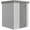 Biohort Gerätehaus Neo A, Silber/quarzgrau