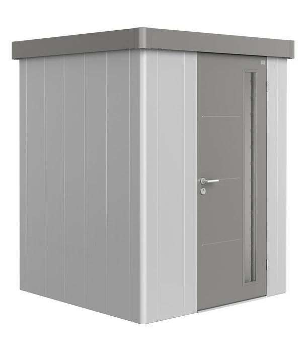 Biohort Gerätehaus Neo A, Silber/quarzgrau 1 Biohort Gerätehaus Neo A, Silber/quarzgrau