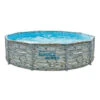 Summer Waves Frame Pool Steinoptik