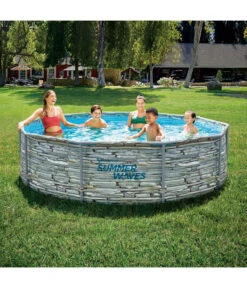 Summer Waves Frame Pool Steinoptik 13 Summer Waves Frame Pool Steinoptik -Wurzel Herz Verkaufsgeschäft 6735849 WE MO 002 PoolRoundStone