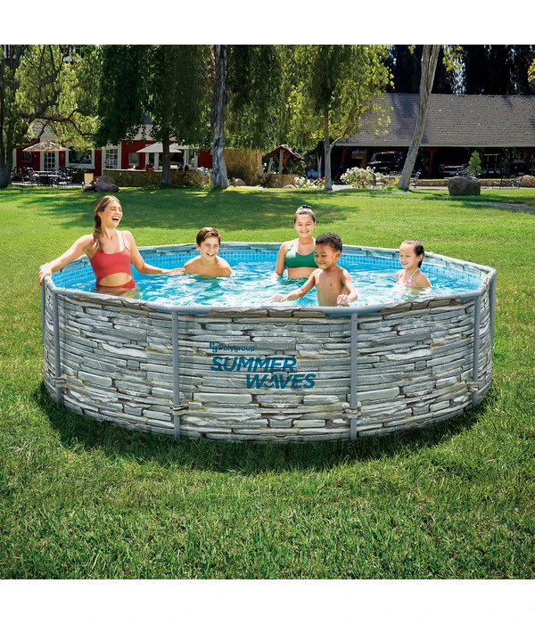 Summer Waves Frame Pool Steinoptik 6 Summer Waves Frame Pool Steinoptik – Bild 6
