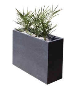 EDA-plastiques Kunststoff-Kasten Graphit, Gerillt, Anthrazit 6 EDA-plastiques Kunststoff-Kasten Graphit, Gerillt, Anthrazit -Wurzel Herz Verkaufsgeschäft 6763932 WE FS 002 PflanzkastenGrap79cm