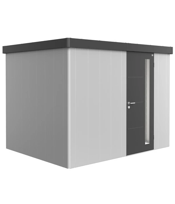 Biohort Gerätehaus Neo 2C, Silber/dunkelgrau 1 Biohort Gerätehaus Neo 2C, Silber/dunkelgrau