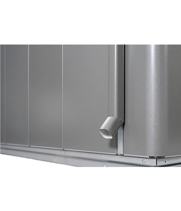 Biohort Gerätehaus Neo 2C, Silber/dunkelgrau 2 Biohort Gerätehaus Neo 2C, Silber/dunkelgrau – Bild 2