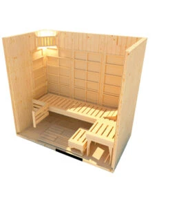 Weka Infrarotkabine Uppsala Kombi, Inkl. OS-Ofen -Wurzel Herz Verkaufsgeschäft 6914824 WE DE 003 WekaInfrarotkabineUppsalaKombi