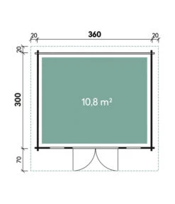 Wolff Finnhaus Gartenhaus Trondheim 70-A -Wurzel Herz Verkaufsgeschäft 6930838 WE DE 001 FinnhausBBHHammerfestTrondheim70A