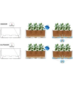 Kunststoff-Topf, Quadratisch, Ca. B40/H40/T40 Cm -Wurzel Herz Verkaufsgeschäft 6935407 6935415 6935423 693543 6935449 6935456 6935464 6935480 WE DE 001 PflanzenkastenKebeGreener