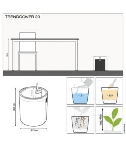 LECHUZA® TRENDCOVER Cork, All-in-One Set -Wurzel Herz Verkaufsgeschäft 6946891 WE IG 001 LechuzaTrendcoverCork23