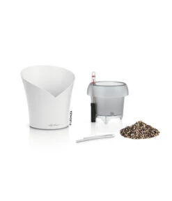 LECHUZA® ORCHIDEA, All-in-One Set, Ca. Ø18/H20 Cm -Wurzel Herz Verkaufsgeschäft 6963375 WE FS 02 OrchideaWeiss 1