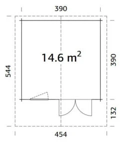 Palmako Gartenhaus Britta -Wurzel Herz Verkaufsgeschäft 6974166 WE BG 001 PalmakoGartenhausBritta