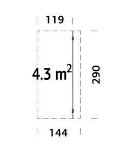 Palmako Schleppdach Für Gartenhäuser, Ca. B169/H250/T290 Cm 5 Palmako Schleppdach Für Gartenhäuser, Ca. B169/H250/T290 Cm -Wurzel Herz Verkaufsgeschäft 6977979 WE BG 001 PalmakoSchleppdach
