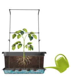 Magnus Kunststoff-Blumenkasten, Rechteckig. Ca. B98/H37/T38 Cm -Wurzel Herz Verkaufsgeschäft 6997449 WE FS 004 MagnusKunststoffBlumenkastengrau