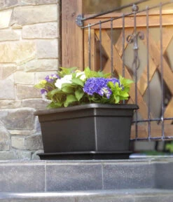 Magnus Kunststoff-Blumenkasten, Rechteckig. Ca. B98/H37/T38 Cm -Wurzel Herz Verkaufsgeschäft 6997449 WE MO 005 MagnusKunststoffBlumenkastenschwarz