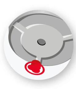 Scheurich Kunststoff-Topf Wave Globe, Rund, Ca. Ø39,3/H21 Cm -Wurzel Herz Verkaufsgeschäft WE DE 011 ScheurichBodenlochRota